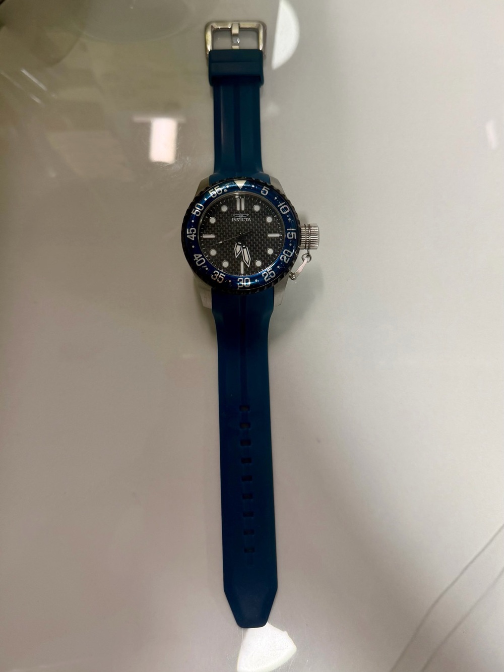 Invicta Pro Diver Blue Watch – 100M Water Resistant – Stainless Steel